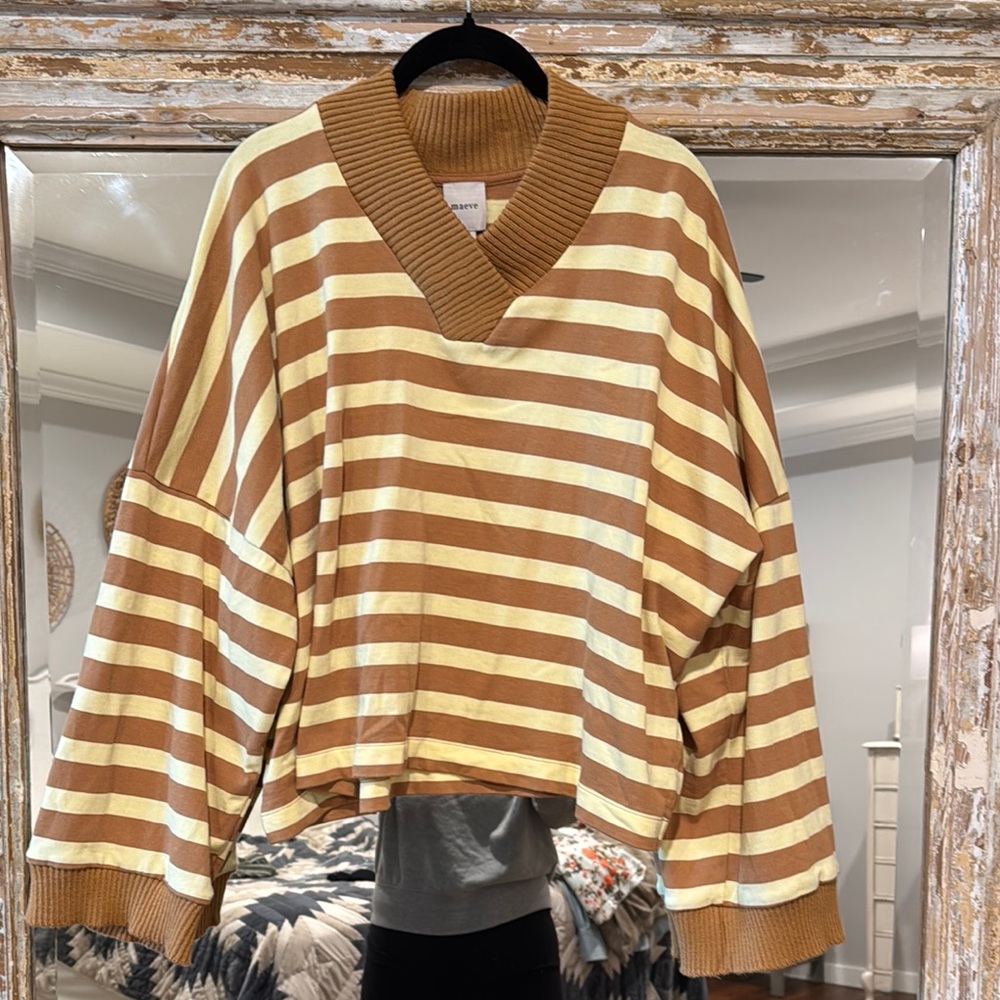 Maeve cropped sweatshirt